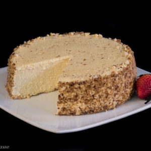 Keto Cheesecake - Almond Crusted Vanilla